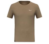 Salewa Eagle Minilogo Merino Short Sleeve T-shirt Marrone M Uomo