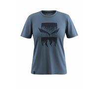 Salewa Eagle 3 Cime W - T-shirt - donna I48 D42 Blue woman Tencel/Lyocell,Salewa Committed
