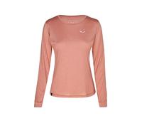 Maglia Salewa Puez Melange Dry manica lunga rosa nube donna - 36