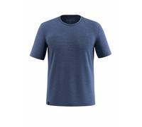 Salewa Eagle Eitd Merino Short Sleeve T-shirt Blu S Uomo