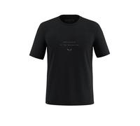 Salewa Eagle Eitd Merino Short Sleeve T-shirt Nero S Uomo