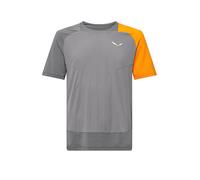 Salewa NXT Hybrid M - T-shirt - uomo 48 Grey/Orange man Polygiene,Bluesign,Salewa Committed,Recycled Polyamide,Durastretch,Dry'ton