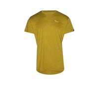 Salewa Puez Melange Dry - T-shirt trekking - uomo 46 Green/Yellow man Dry'ton