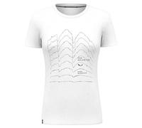 Salewa Maglietta Pure Skyline Dry W, Bianco, M Donna