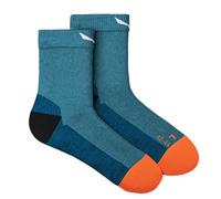 Calze Salewa MTN TRN AM Quarter blu acqua arancione - 45-47