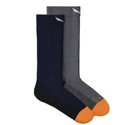 Salewa Mtn Trn Am M - calzini lunghi - uomo 39/41 Blue/Grey unisex Lana Merino