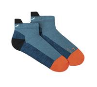 Salewa Mtn Trn Am W - calzini corti - uomo 45/47 Light Blue/Blue unisex Lana Merino