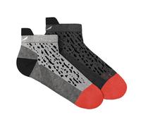 Salewa MTN TRN Sal. Merino - calzini corti - donna 42/44 Grey/Orange woman Lana Merino