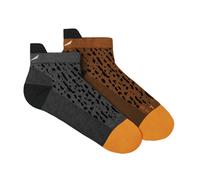 Salewa MTN TRN Sal. Merino - calzini corti - uomo Grey/Orange 39/41