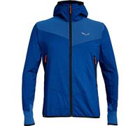 Felpa trekking Salewa da uomo Agner Hybrid PL/DST FZ oliva scura melange (50/L)