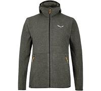 Salewa M Nuvolo - felpa in pile con cappuccio - uomo 52 Dark Green/Black/Red man Polarlite