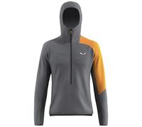 Salewa NXT Hybrid 1/2 Zip M - felpa con cappuccio - uomo 48 Grey/Orange man Dry'ton,Salewa Committed,Polygiene,Recycled Polyamide