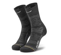 Salewa - Women's Ortles AM Crew Sock - Calze da trekking EU 39-41 nero/grigio