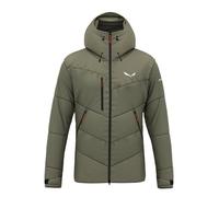 Salewa Ortles "Heavy" 2 Ptx/Dwn - giacca piumino - uomo 52 Green/Black/Red man Bluesign,Salewa Powertex,Dwr,Piuma,Rds