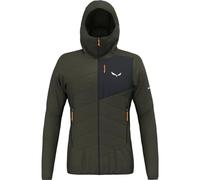 Salewa Giacca ibrida Ortles Hyb Twr Uomo TirolWool PFC-Free Bluesign Taglia 52 Verde scuro/Nero