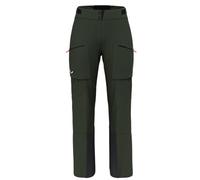 Salewa Sella 3L Ptx W - pantaloni scialpinismo - donna I42 D36 Dark Green woman Salewa Powertex,Pfc-Free,Salewa Committed,Dwr