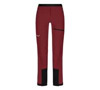 Salewa Sella DST W Light - pantaloni scialpinismo - donna I48 D42 Dark Red/Black woman Durastretch,Pfc-Free