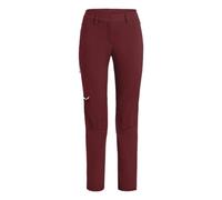 Salewa Puez Orval 2 Dst - pantaloni trekking - donna I40 D34 Dark Red woman Durastretch,Stormwall,Bluesign