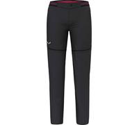 Salewa - Pantaloni softshells convertibili - Pedroc 2 DST 2/1 Pant M Black Out per Uomo in Pelle - Taglia L - Nero