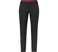 Salewa - Pantaloni softshells convertibili - Pedroc 2 DST 2/1 Pant W Black Out per Donne in Pelle - Taglia XS - Nero