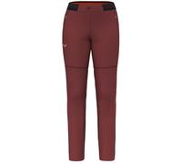Salewa Pedroc 2 Dst W 2/1 - pantaloni zip off - donna Dark Black/Red I46 D40