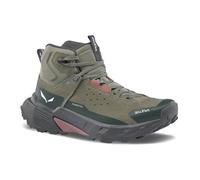 Scarponi Salewa Pedroc 2 Leather Mid Powertex verde militare grigio rosa donna - 37