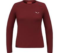 Salewa Pedroc Dry W - maglia a maniche lunghe - donna I40 D34 Dark Red woman Polygiene,Bluesign,Salewa Committed,Dry'ton