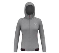 Salewa Pedroc Pl W Hoodie - felpa in pile - donna I40 D34 Grey/Black woman Recycled Materials,Salewa Committed,Polarlite