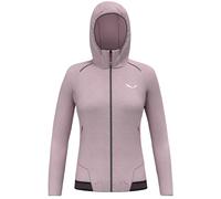 Salewa Pedroc Pl W Hoodie - felpa in pile - donna I40 D34 Pink/Black woman Recycled Materials,Salewa Committed,Polarlite