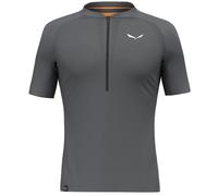 Salewa - Pedroc Pro Dry'Ton Maglietta Mezza Zip Uomo Grey onyx M/L