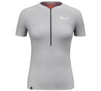 Salewa Pedroc Pro Dry W Hz - T-shirt - donna XS/S Light Grey/Black woman Salewa Committed,Pfc-Free,Bluesign,Durastretch,Recycled Materials