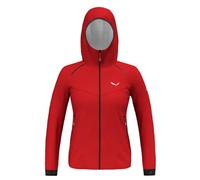 Giacca con cappuccio Salewa Pedroc Light Powertex 2.5 rosso donna - XS