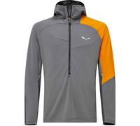 Salewa - Pile leggero e traspirante - Nxt Hyb 1/2 Zip Tee M Quiet Shade per Uomo - Taglia M - Grigio