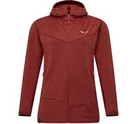 Salewa puez altavia donna polare con cappuccio rosso
