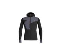 Salewa puez 2 dry giacca in pile con cappuccio nero uomo