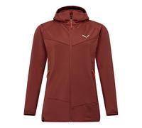 Salewa puez altavia donna polare con cappuccio rosso