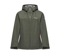 Salewa Puez Aqua 4 Ptx 2.5L W - giacca hardshell - donna I40 D34 Green/Red woman Salewa Powertex,Salewa Committed,Pfc-Free