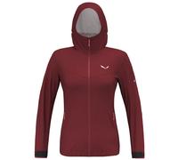 Salewa puez aqua giacca impermeabile da donna bordeaux red