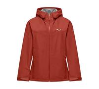 Salewa Giacca antipioggia Puez Aqua 4 PTX 2.5L Powertex PFC-Free Donna Rosso 38