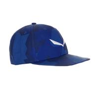Salewa Puez Camou Flat - cappellino 58 Light Blue/Blue/White junior