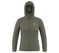 Salewa Puez Catinaccio 2 Twr Hd W - giacca ibrida - donna I44 D38 Green/Red woman Salewa Committed,Tirolwool,Pfc-Free,Recycled Polyamide