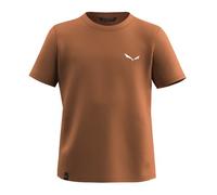 Salewa Puez Dry K - T-shirt - bambino 128 Dark Orange junior Recycled Polyester,Dry'ton