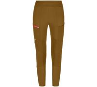 Salewa Puez Dry Resp W - pantaloni trekking - donna I42 D36 Brown/Red/White woman Durastretch,Pfc-Free,Dry'ton