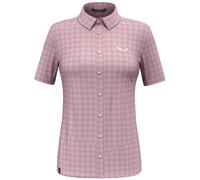 Salewa Puez Dry W S/S - camicia a maniche corte - donna Pink I46 D40
