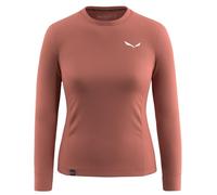 Salewa Puez Dry Long Sleeve T-shirt Rosso S Donna