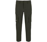 Salewa Puez Dst Cargo - pantaloni trekking - uomo 48 Dark Green/White man Pfc-Free,Durastretch