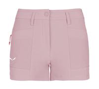 Salewa Puez DST W Cargo - pantaloni corti trekking - donna I46 D40 Pink/White/Red woman Durastretch