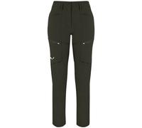 Salewa Puez DST W Cargo - pantaloni trekking - donna I48 D42 Dark Green/White woman Durastretch