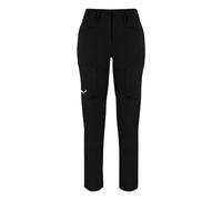 Salewa Puez DST W Cargo - pantaloni trekking - donna I38 D32 Black/White woman Durastretch