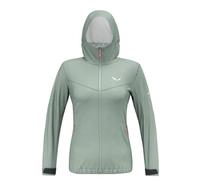 Giacca con cappuccio Salewa Puez Aqua 4 Powertex 2.5L verde grigio-blu donna - M